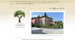 Desktop Screenshot of casalelefornaci.com