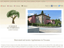 Tablet Screenshot of casalelefornaci.com